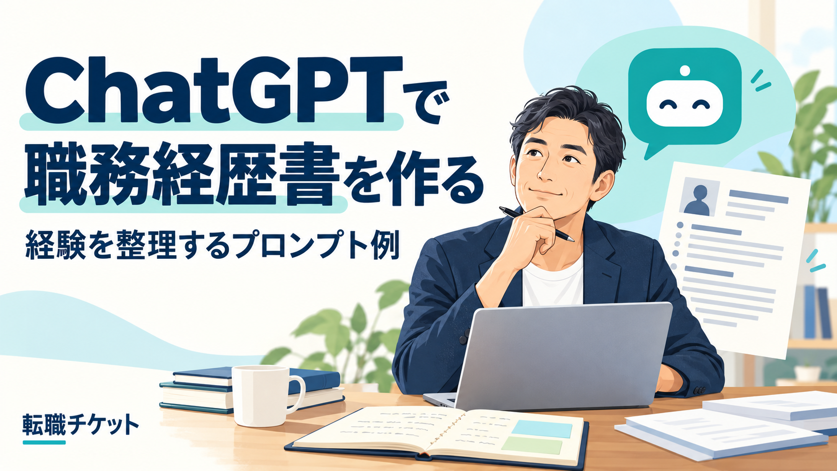 ChatGPTで職務経歴書を作る方法｜経験を整理するプロンプト例